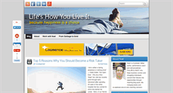 Desktop Screenshot of lifeshowyouliveit.com
